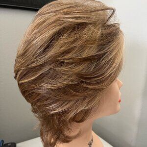 New Wig Bob Wig R11S+ Glazed Mocha by HairDo Average cap